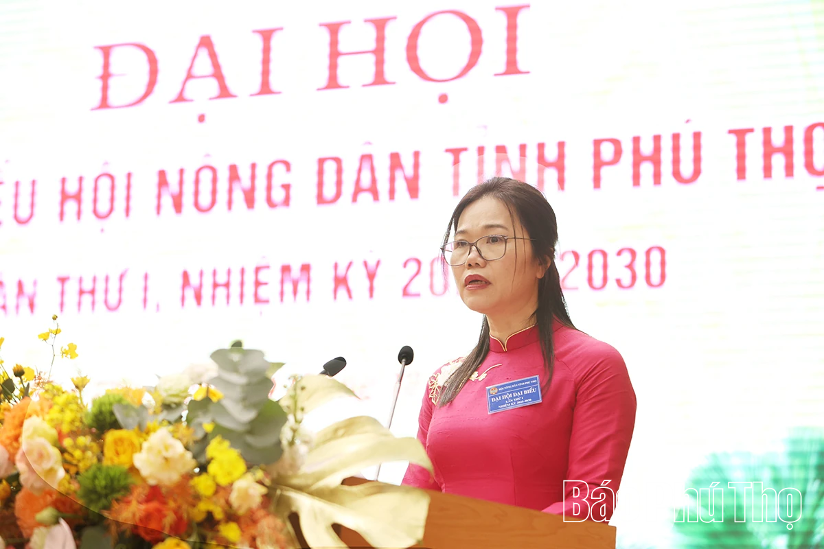 Đại hội đại biểu Hội Nông dân tỉnh Phú Thọ lần thứ I, nhiệm kỳ 2025-2030
