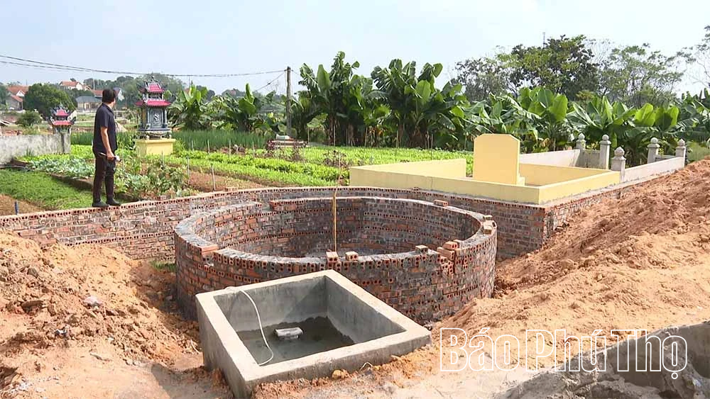 Lâm Thao xử lý vi phạm xây dựng nghĩa trang gia đình trái phép