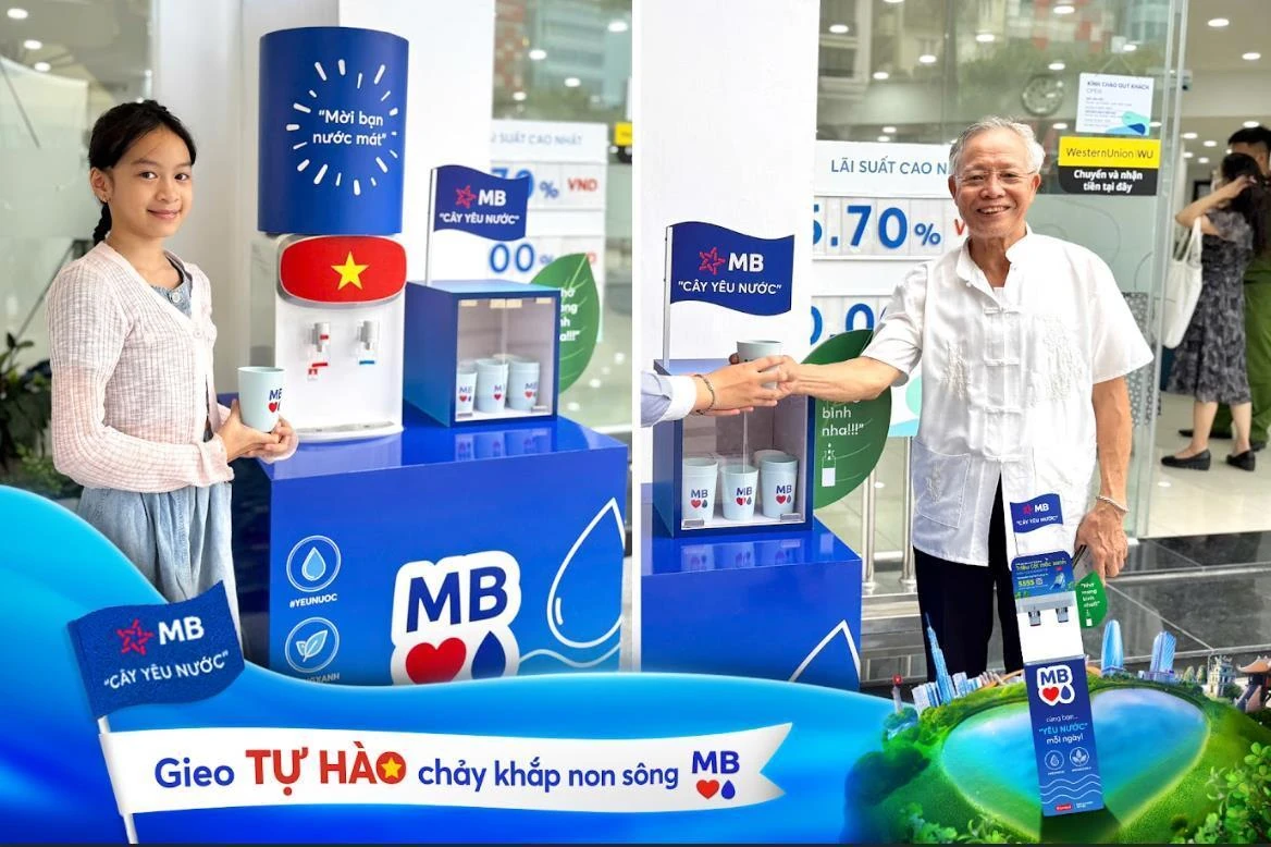 “Cây Yêu Nước” phủ xanh hơn 300 chi nhánh MB: Gieo tự hào chảy khắp non sông
