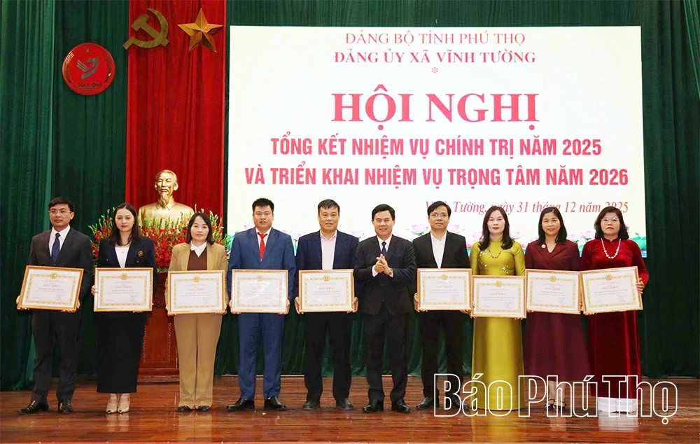 Đảng uỷ xã Vĩnh Tường triển khai nhiệm vụ năm 2026