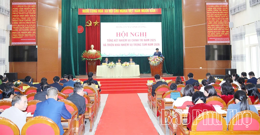 Đảng uỷ xã Vĩnh Tường triển khai nhiệm vụ năm 2026