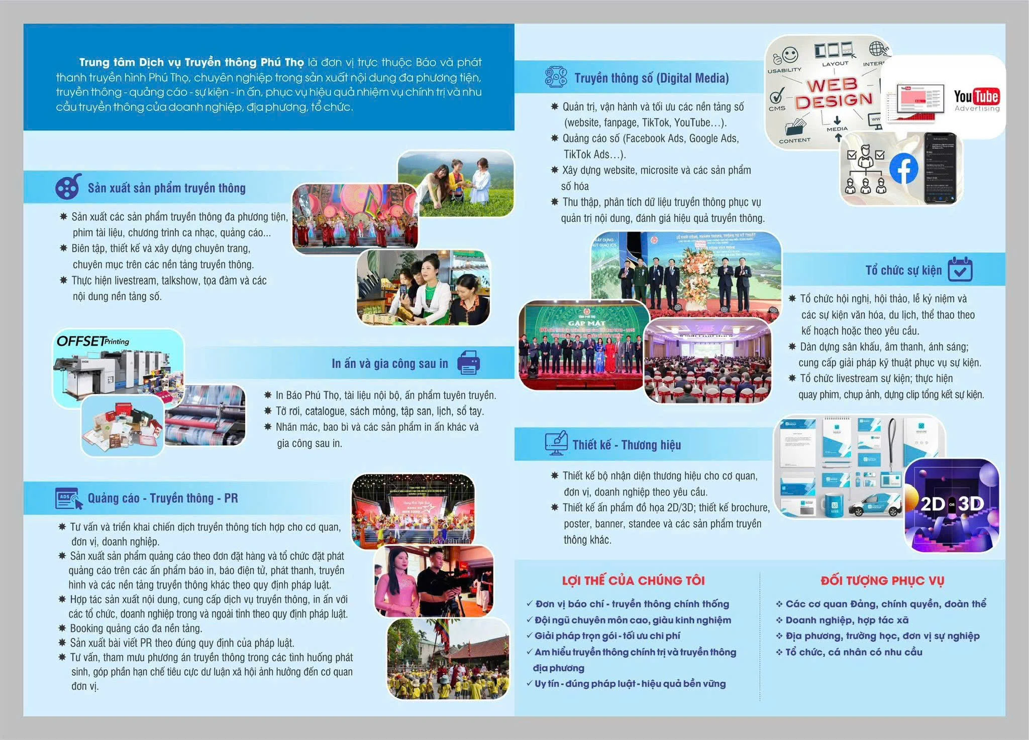 Trung tâm Dịch vụ truyền thông Phú Thọ bắt đầu hoạt động từ 1/1/2026