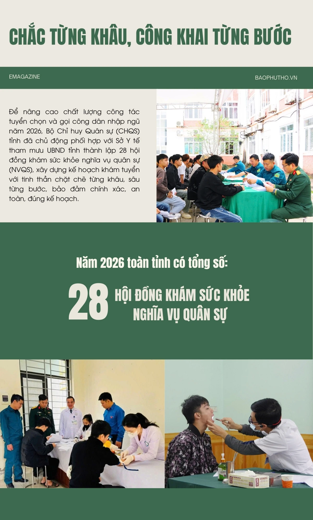 Chắc từng khâu, công khai từng bước