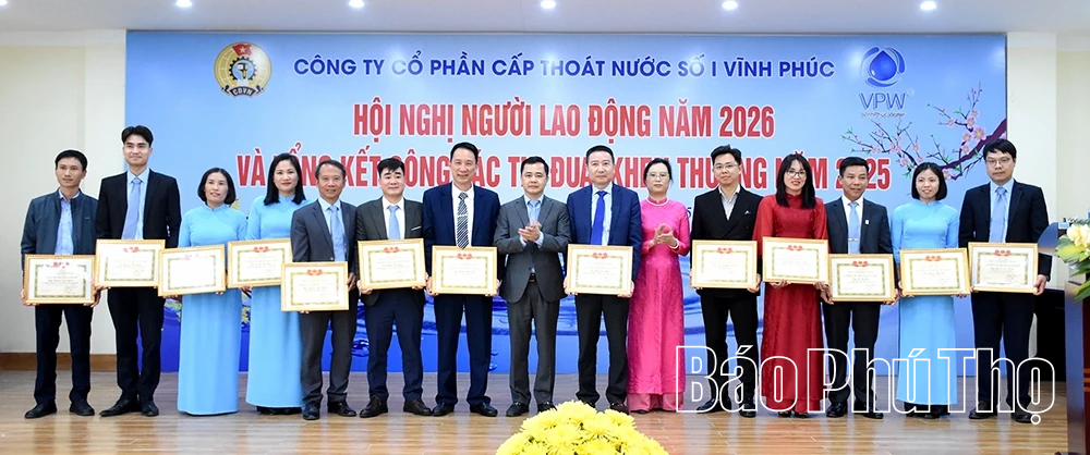 Công ty cổ phần Cấp thoát nước số I Vĩnh Phúc phấn đấu đạt tổng doanh thu hơn 290 tỷ đồng