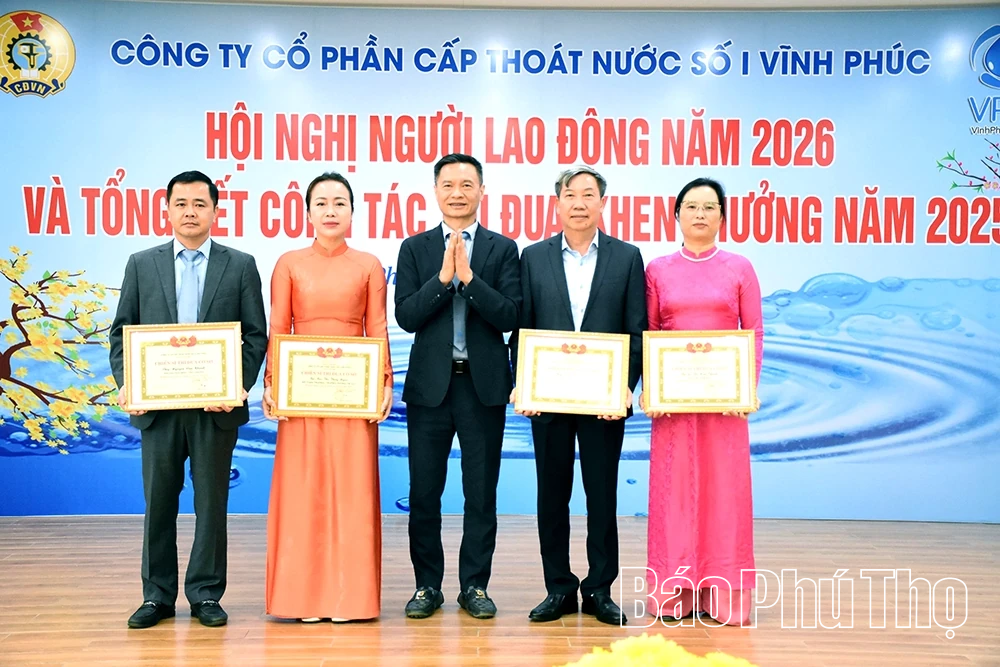 Công ty cổ phần Cấp thoát nước số I Vĩnh Phúc phấn đấu đạt tổng doanh thu hơn 290 tỷ đồng