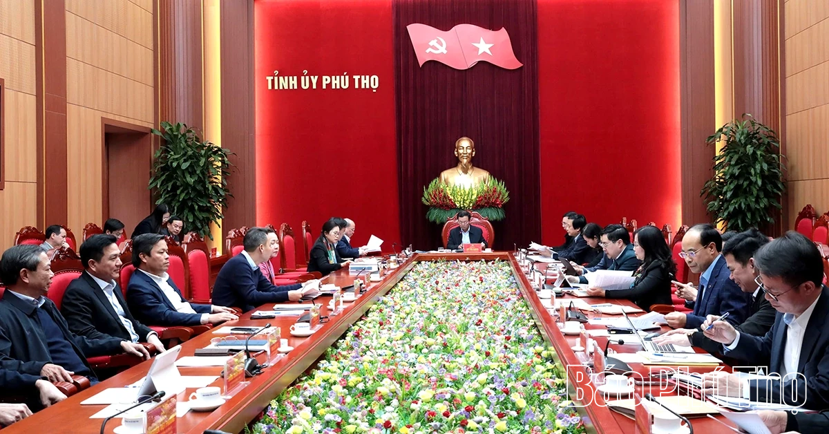 Ban Thường vụ Tỉnh ủy cho ý kiến về các dự án trọng điểm và điều hành ngân sách