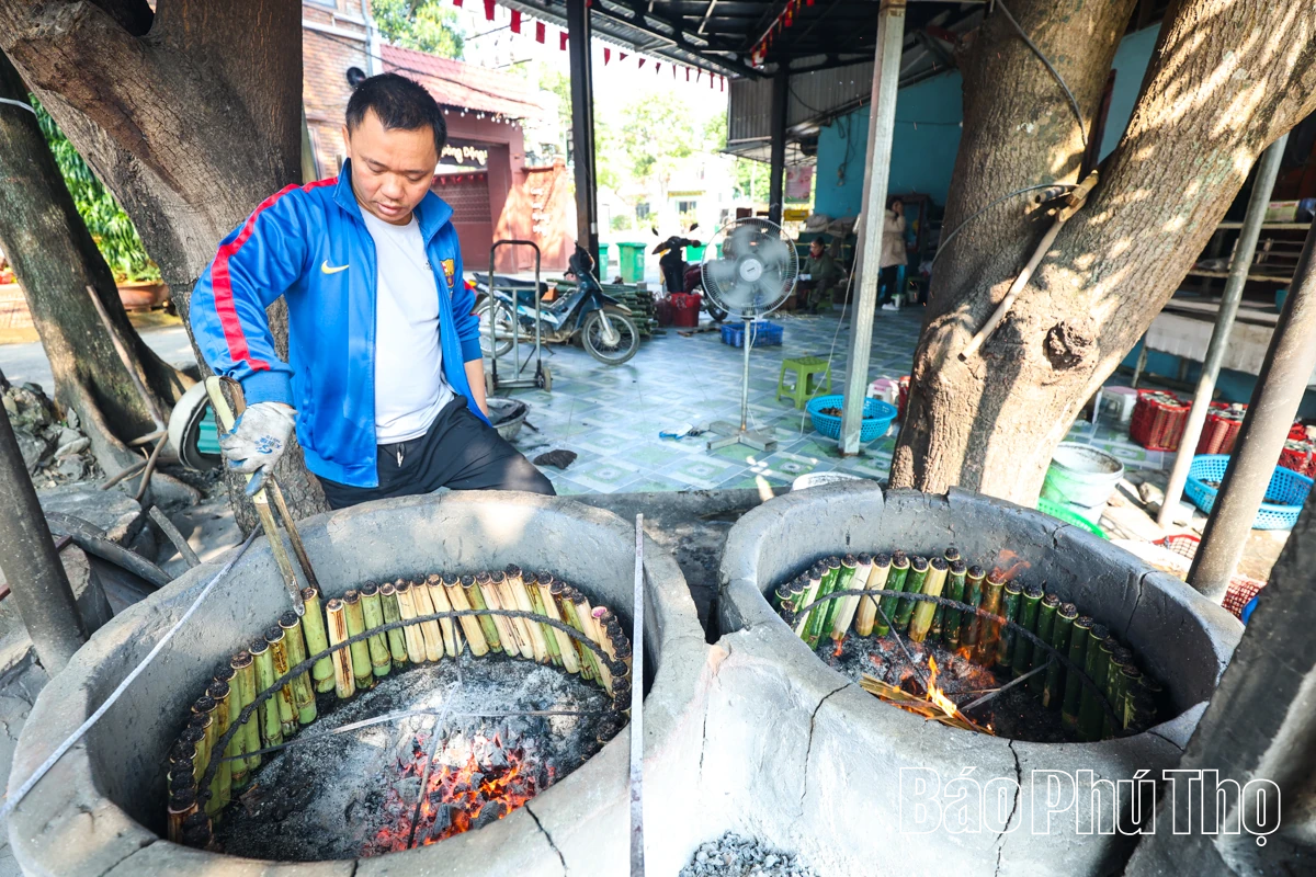 Dẻo thơm cơm lam Mường Động