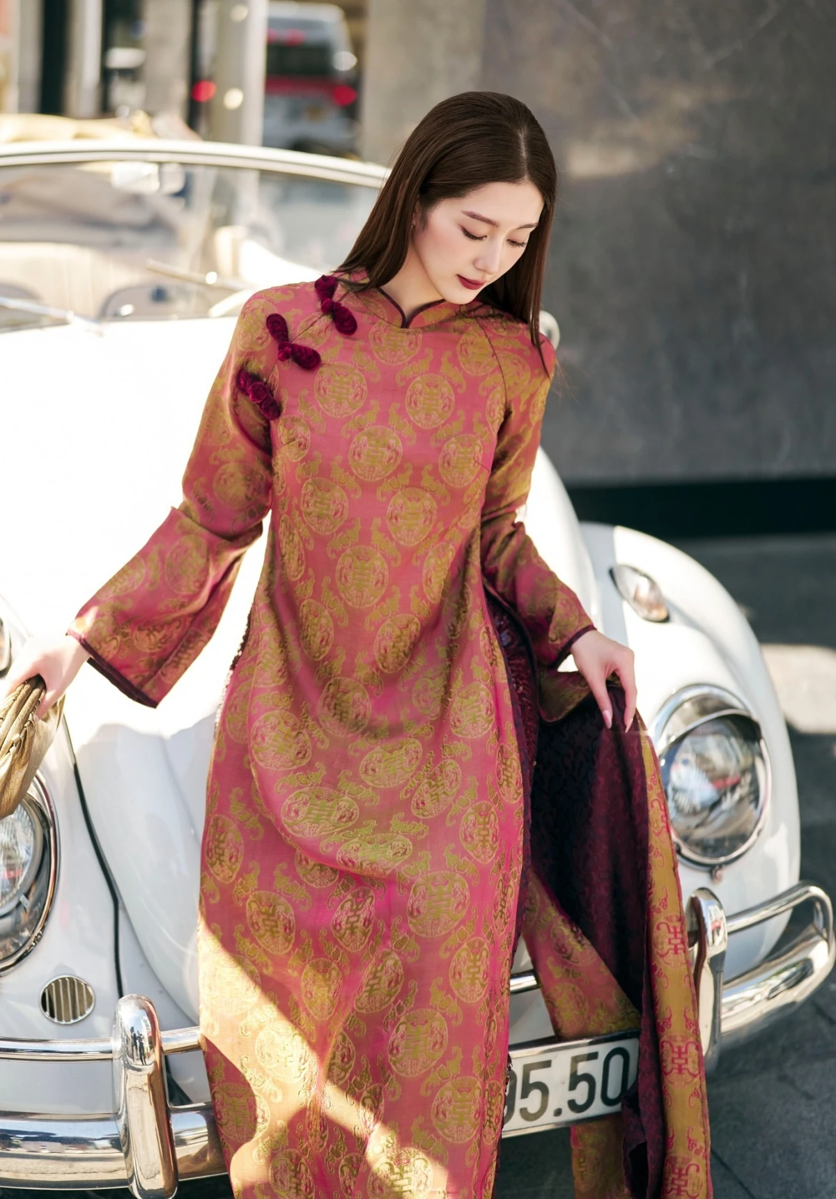 9 kiểu áo dài hot dịp Tết 2026