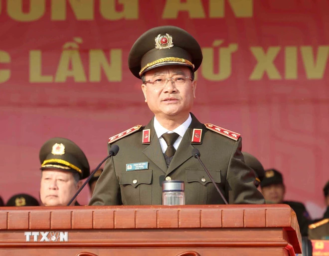 Thường trực Ban Bí thư dự Lễ xuất quân bảo vệ Đại hội lần thứ XIV của Đảng