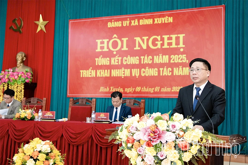 Đảng ủy xã Bình Xuyên triển khai nhiệm vụ năm 2026