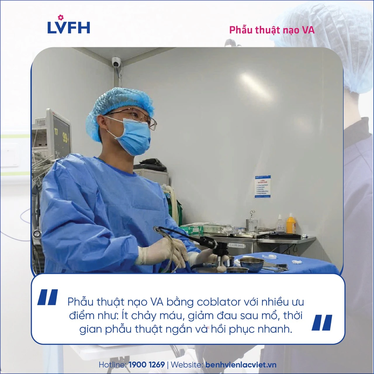 Phẫu thuật nạo VA bằng Coblator cho bệnh nhi 4 tuổi