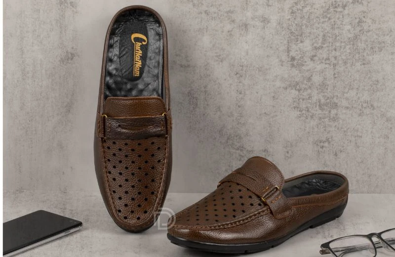 Giày sục nam Chu Hải Nam: Xỏ nhanh, da bò thật, tiện lợi mà vẫn lịch lãm