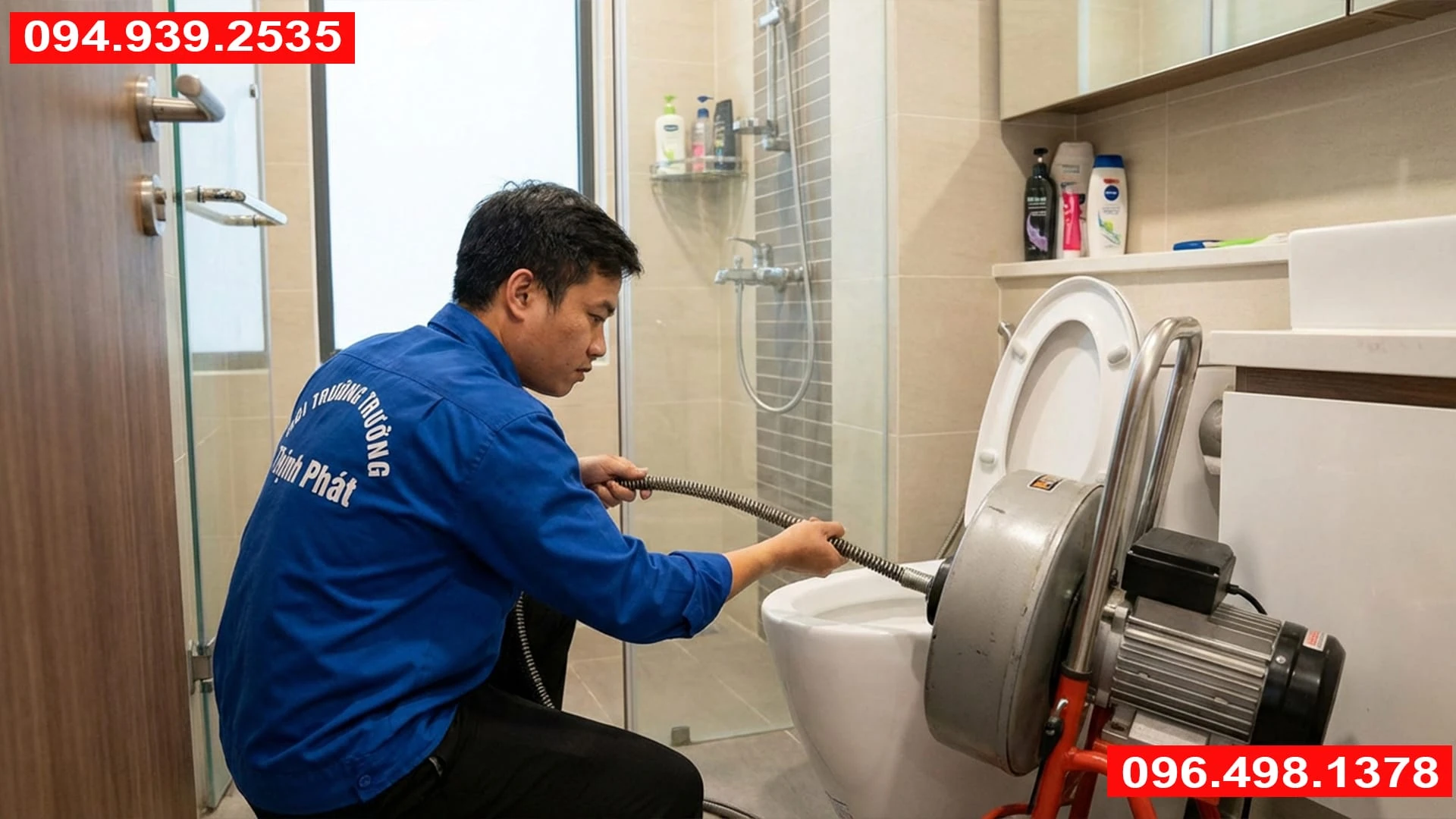 Thông bồn cầu, hút bể phốt giá rẻ 99k, sạch 100%, bảo hành 5 năm thịnh phát toàn quốc