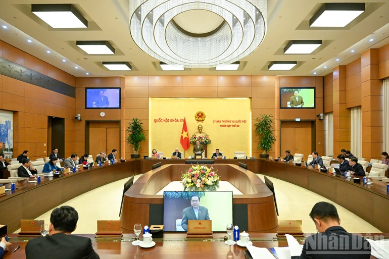 Khai mạc Phiên họp thứ 53 của Ủy ban Thường vụ Quốc hội