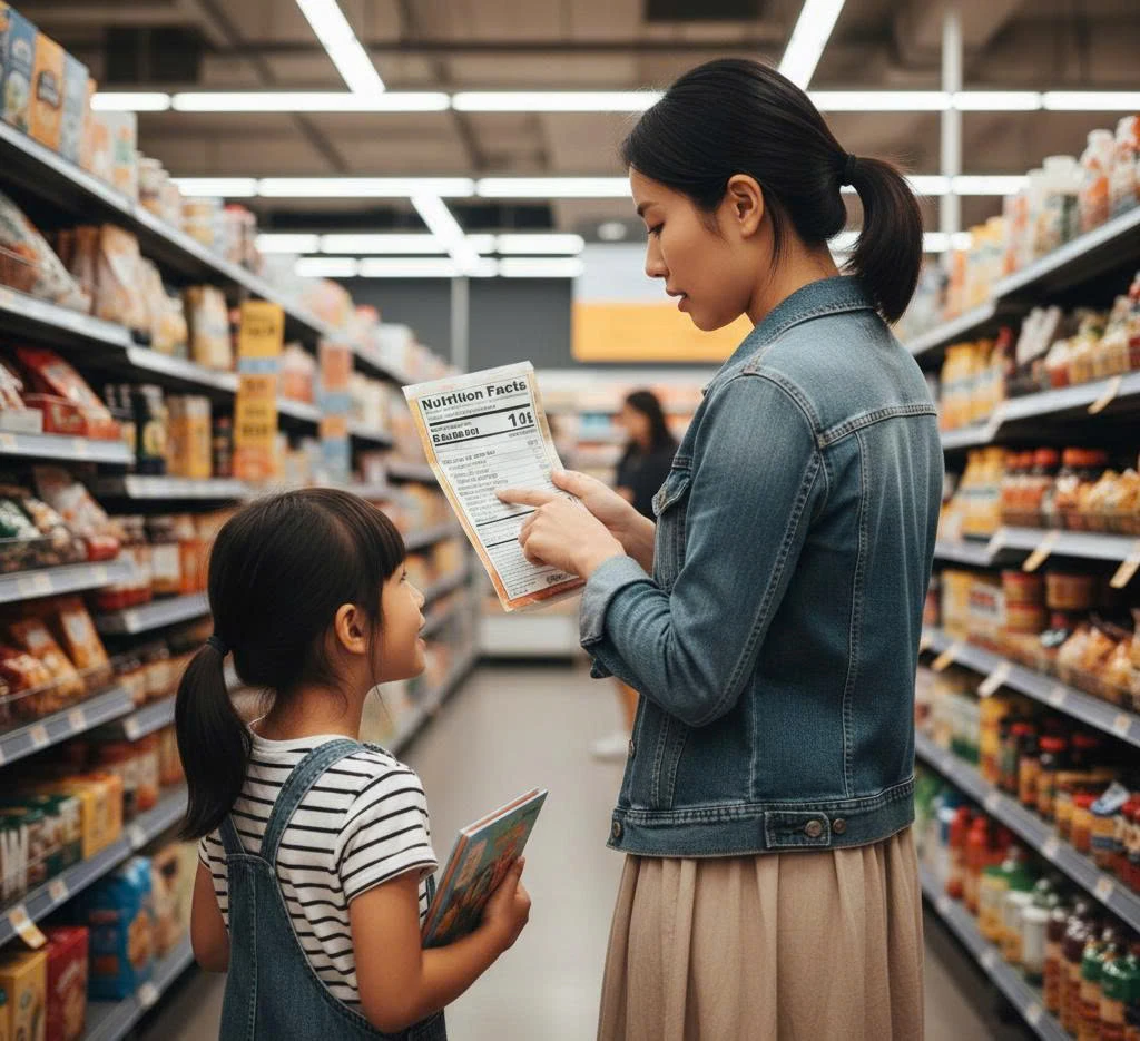 Vì sao nên dạy trẻ đọc nhãn thực phẩm từ sớm?