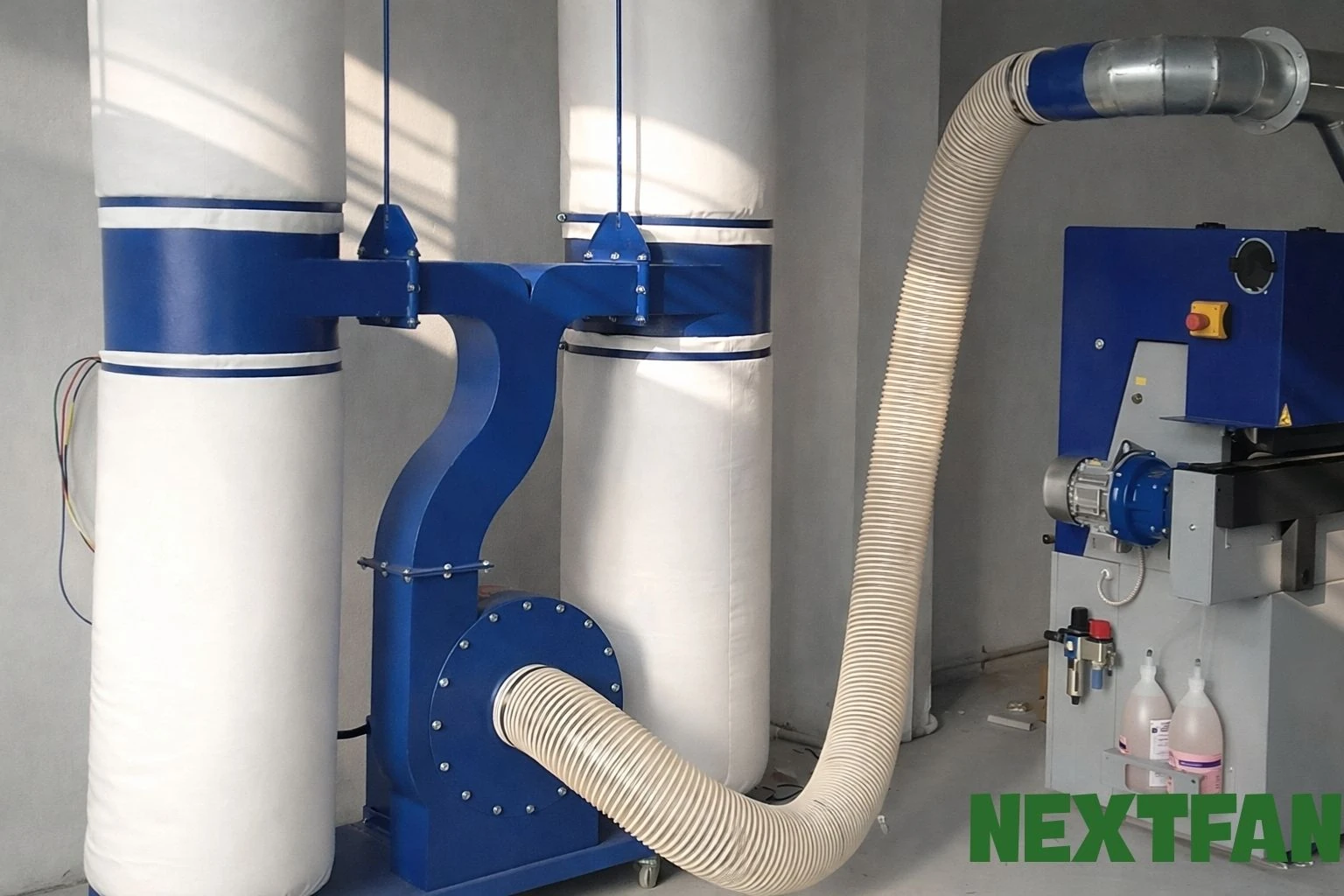 Quạt Hút Bụi Công Nghiệp NEXTFAN – Hút Mạnh, Chạy Bền, Tối Ưu Hệ Thống Nhà Xưởng
