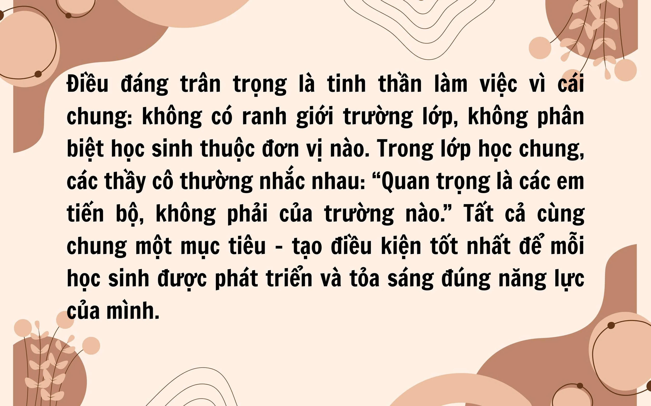 “Trái ngọt” từ sự đồng lòng, tận tâm