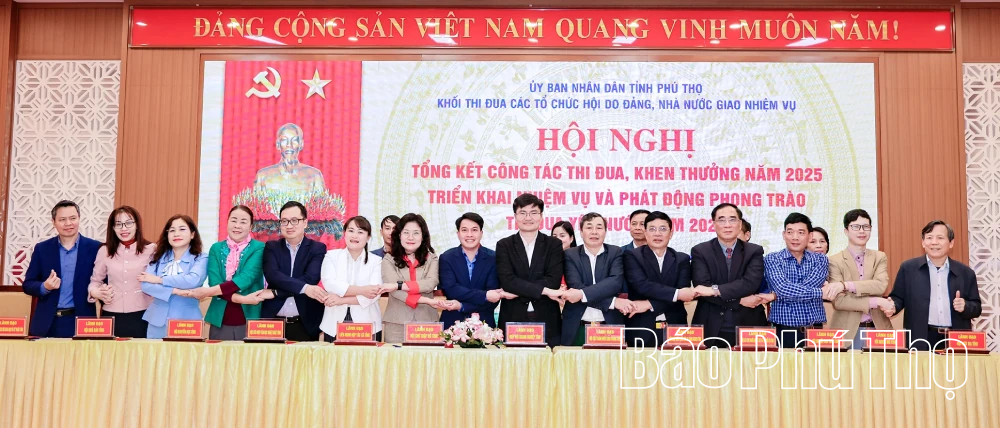 Khối thi đua các tổ chức hội do Đảng, Nhà nước giao nhiệm vụ triển khai công tác năm 2026