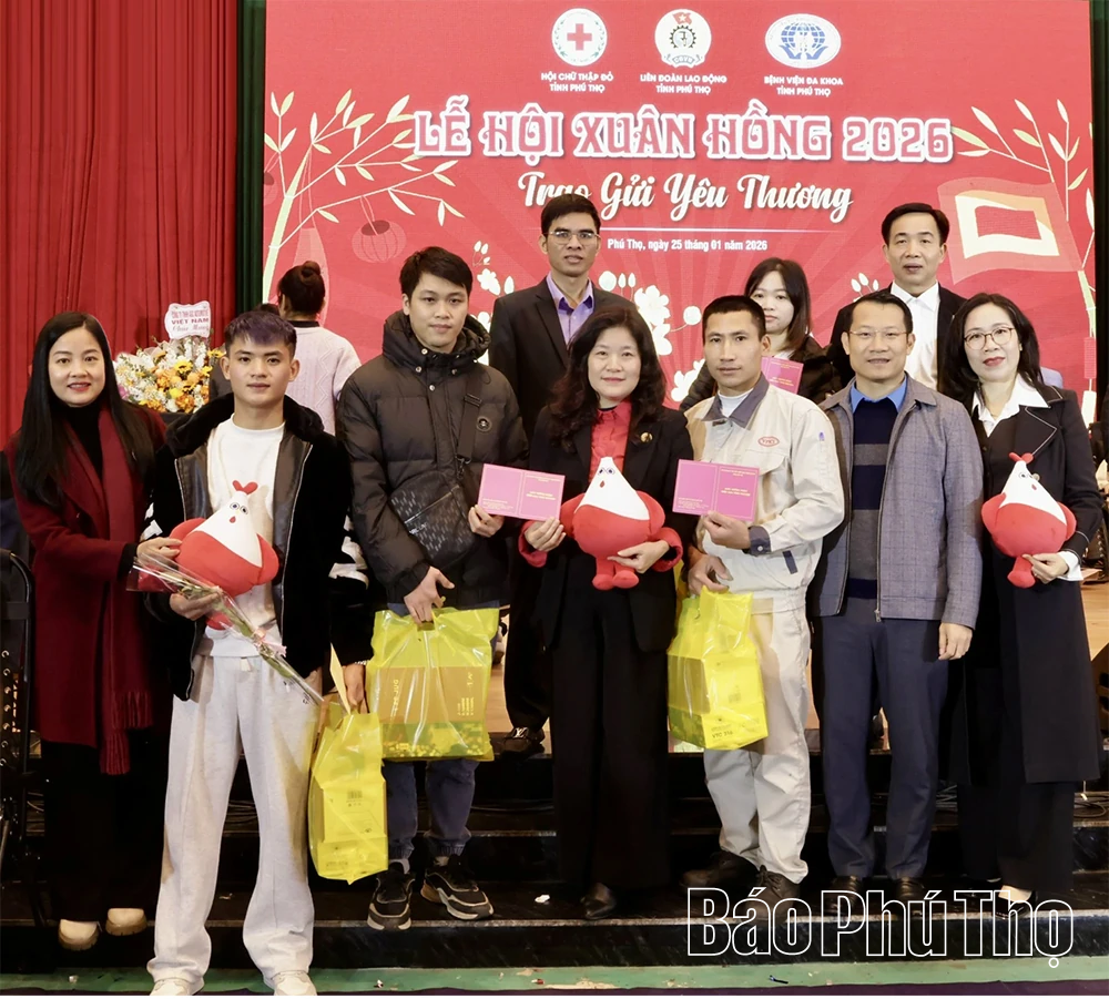 Công nhân, người lao động khu vực Vĩnh Phúc hiến 288 đơn vị máu an toàn