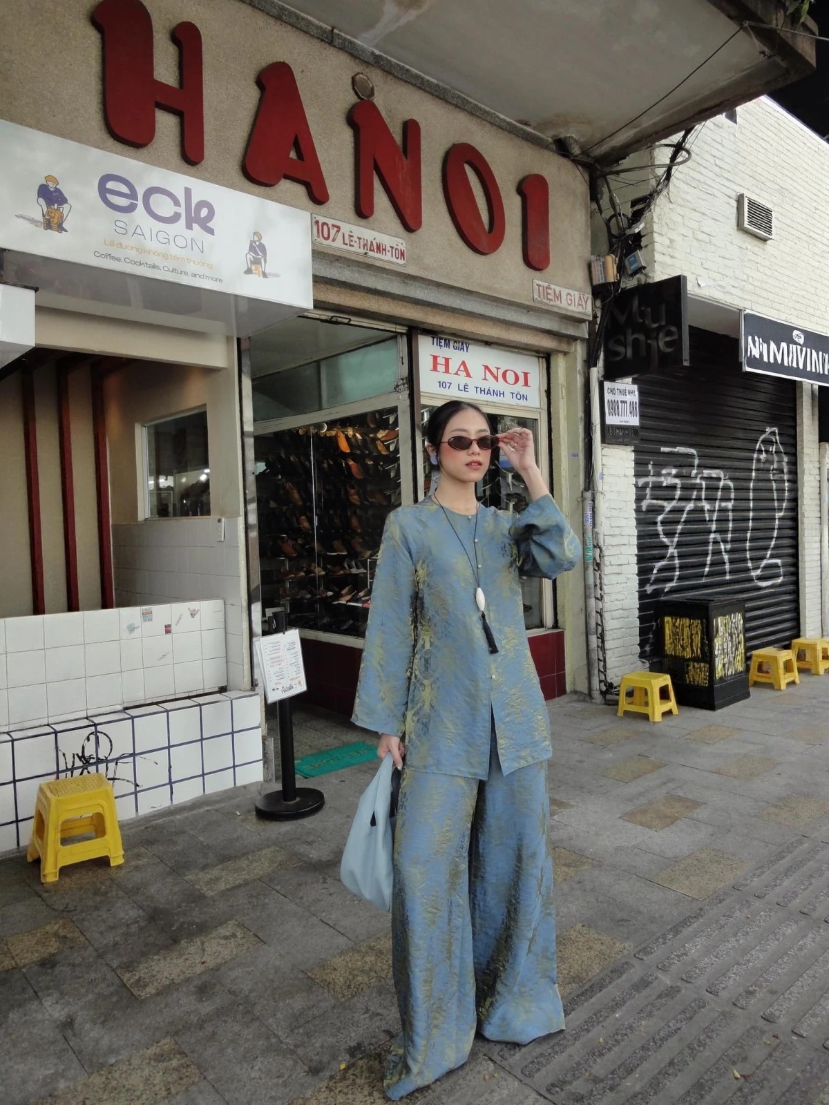 Áo bà ba thành mốt hot dịp Tết 2026