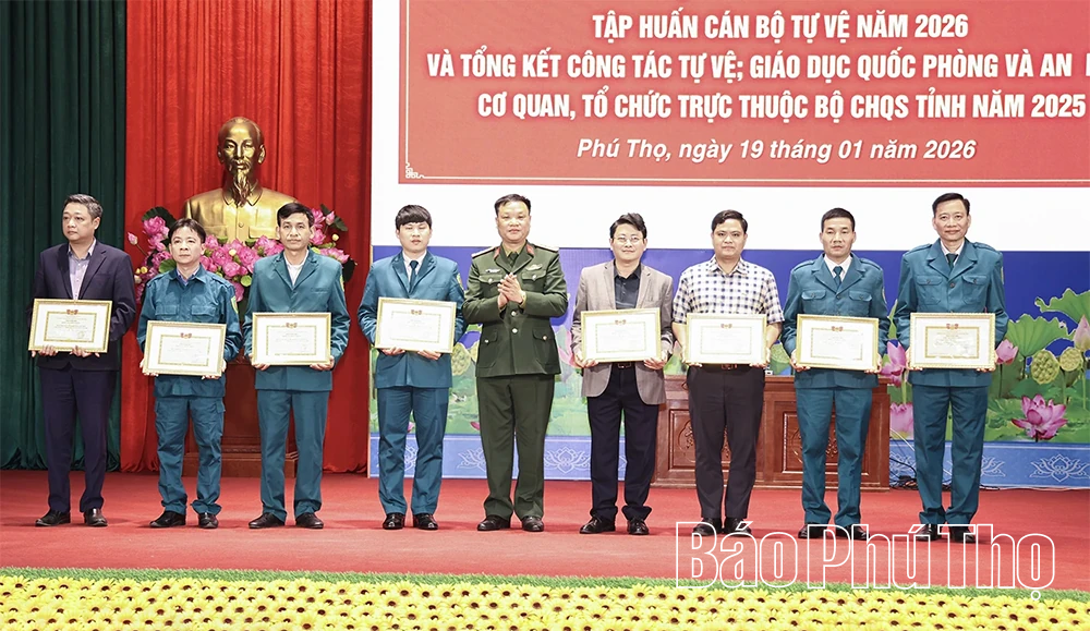 Bộ CHQS tỉnh triển khai công tác tự vệ năm 2026