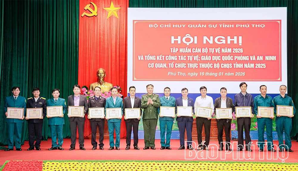 Bộ CHQS tỉnh triển khai công tác tự vệ năm 2026