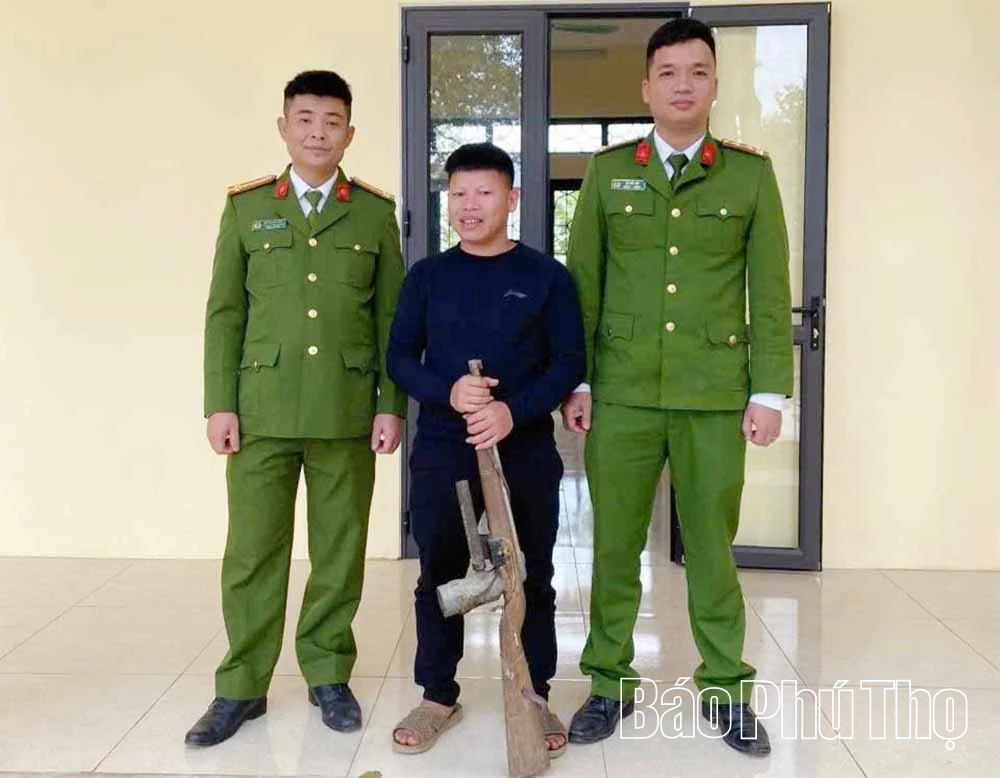 Công an xã Mường Động bám địa bàn, giữ vững an ninh trật tự