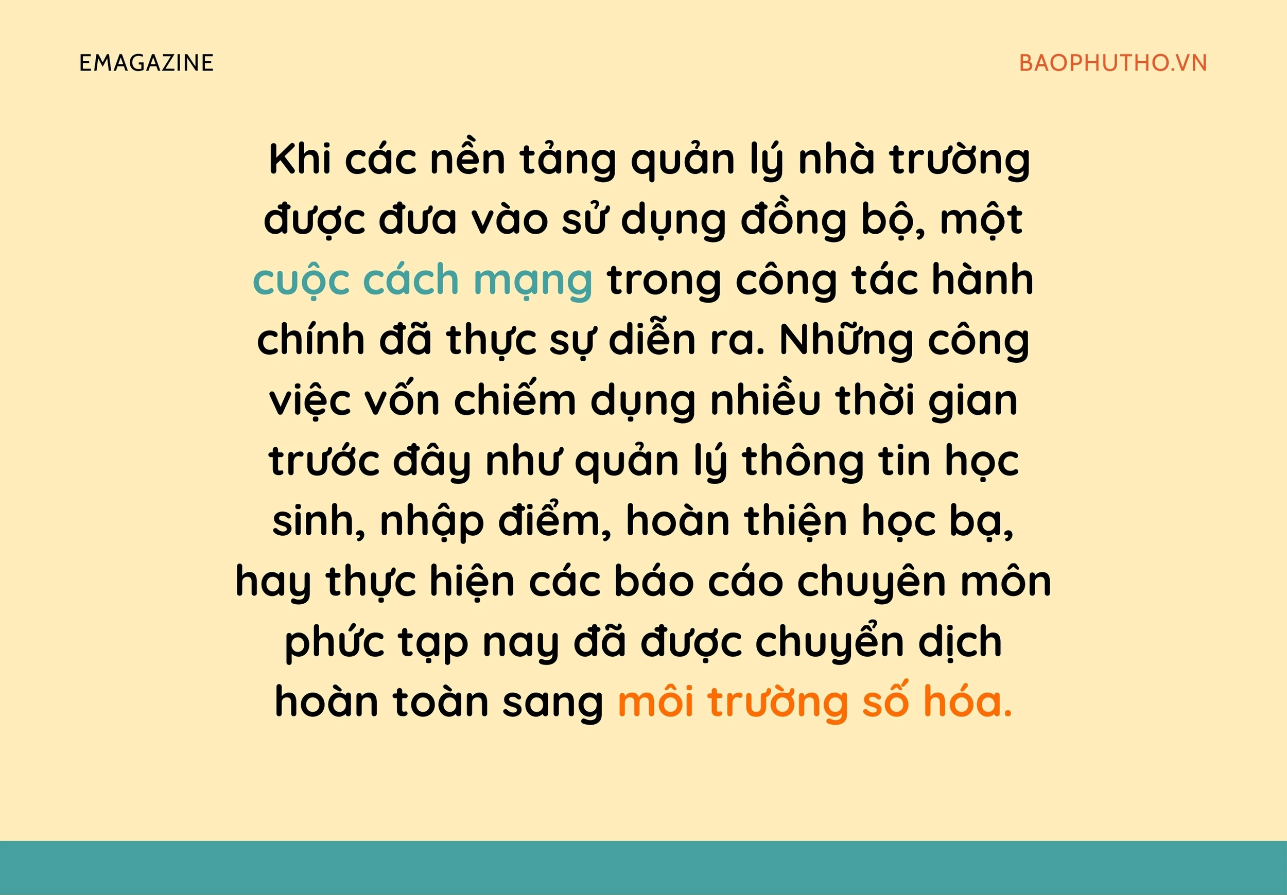 Giáo dục Phú Thọ bước vào thời kỳ số - Kỳ II: Các nền tảng số đồng hành cùng nhà trường