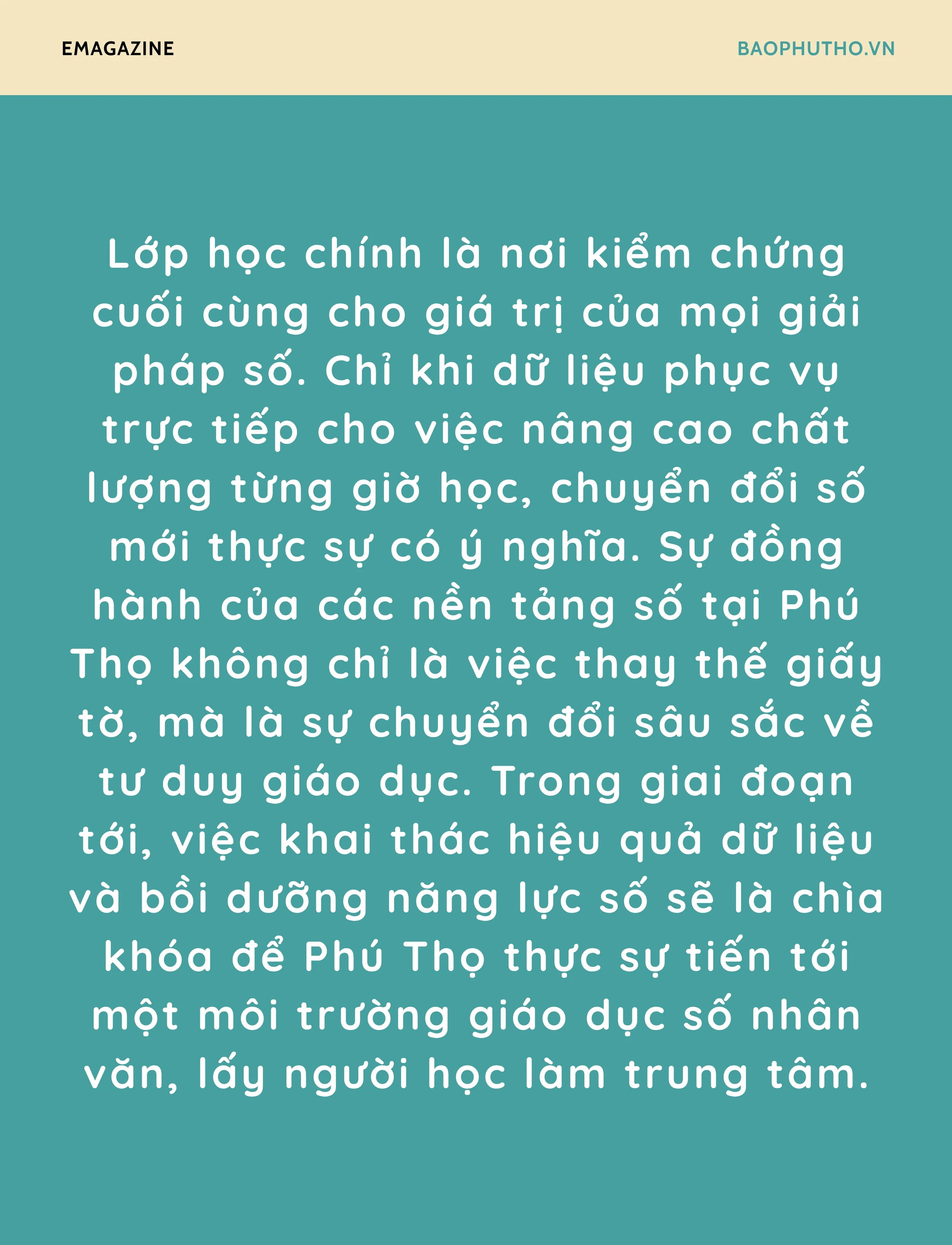 Giáo dục Phú Thọ bước vào thời kỳ số - Kỳ II: Các nền tảng số đồng hành cùng nhà trường