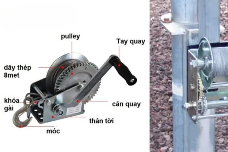 Tời Quay Tay Lạc Hồng: Giải Pháp Nâng Hạ Tối Ưu Cho Mọi Công Trình