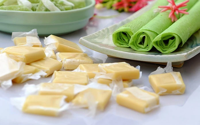 Tổng quan quy trình sản xuất và đóng gói kẹo dừa trong công nghiệp