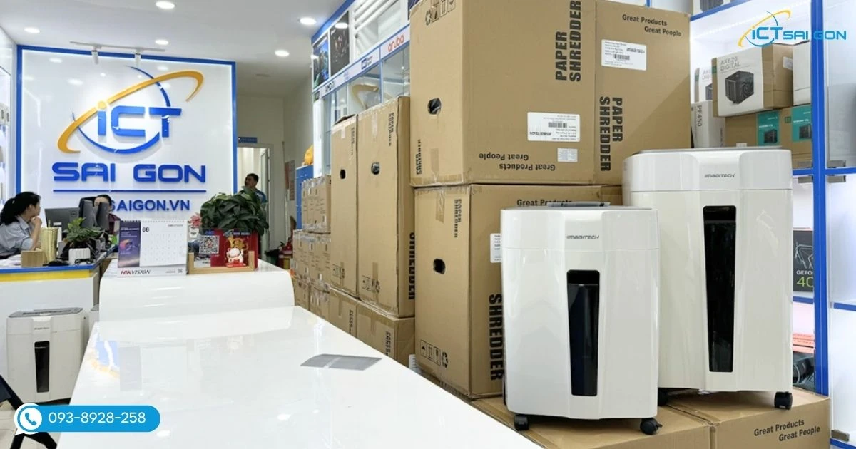 Top 5 máy hủy tài liệu văn phòng đáng mua nhất 2026