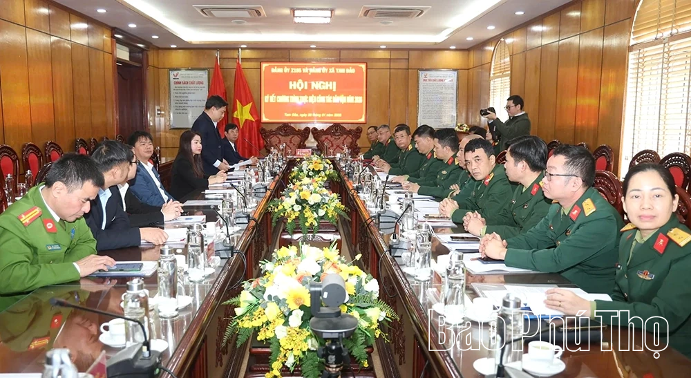 Ký kết chương trình phối hợp công tác dân vận