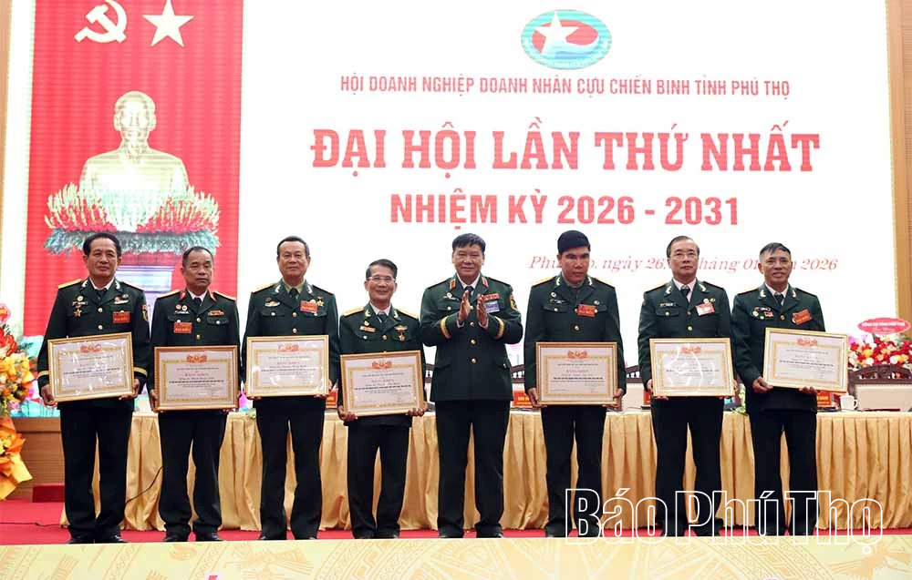 Đại hội Hội Doanh nghiệp doanh nhân Cựu chiến binh tỉnh lần thứ Nhất, nhiệm kỳ 2026-2031