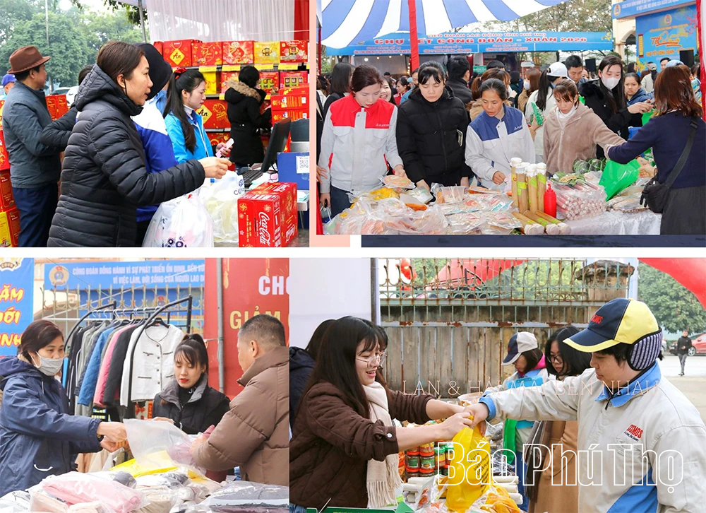 Chợ Tết Công đoàn - Xuân 2026: Chăm lo thiết thực cho đoàn viên, người lao động