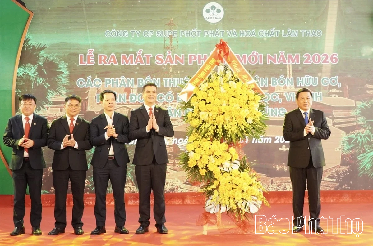 Supe Lâm Thao ra mắt thị trường sản phẩm phân bón mới năm 2026