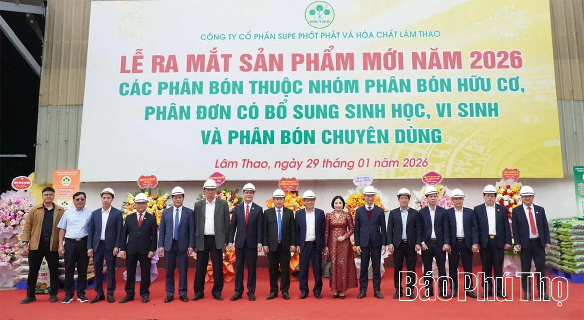 Supe Lâm Thao ra mắt thị trường sản phẩm phân bón mới năm 2026
