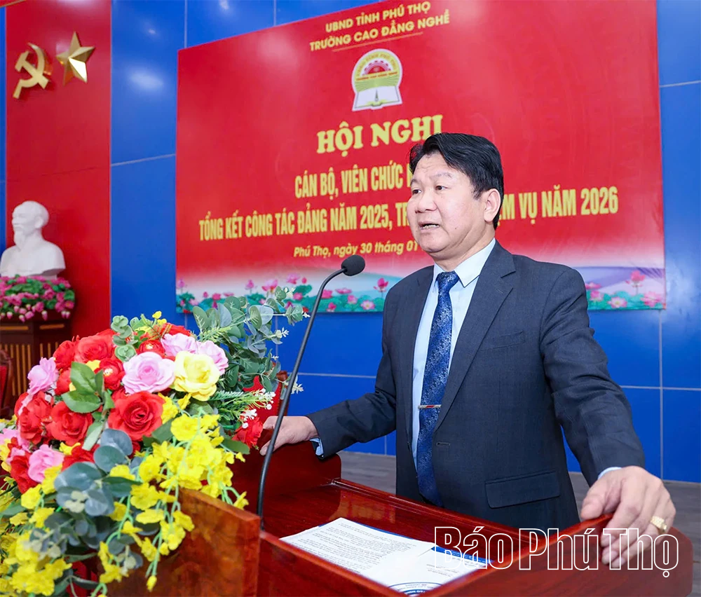 Trường Cao đẳng Nghề Phú Thọ triển khai nhiệm vụ năm 2026