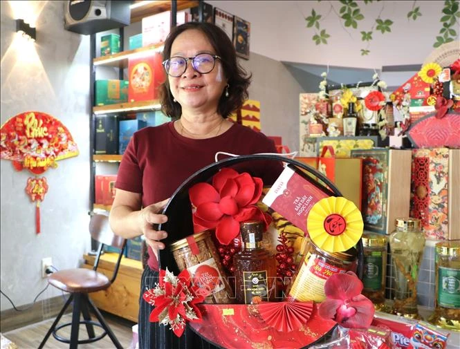 Sản phẩm OCOP chiếm ưu thế trên thị trường quà Tết