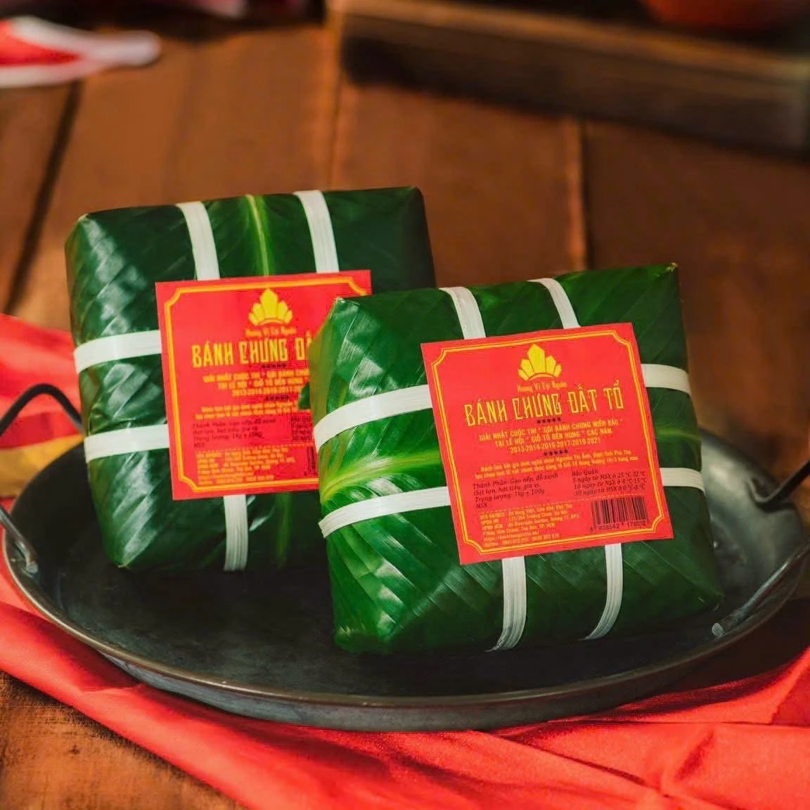 Rộn ràng làng bánh chưng vào Tết