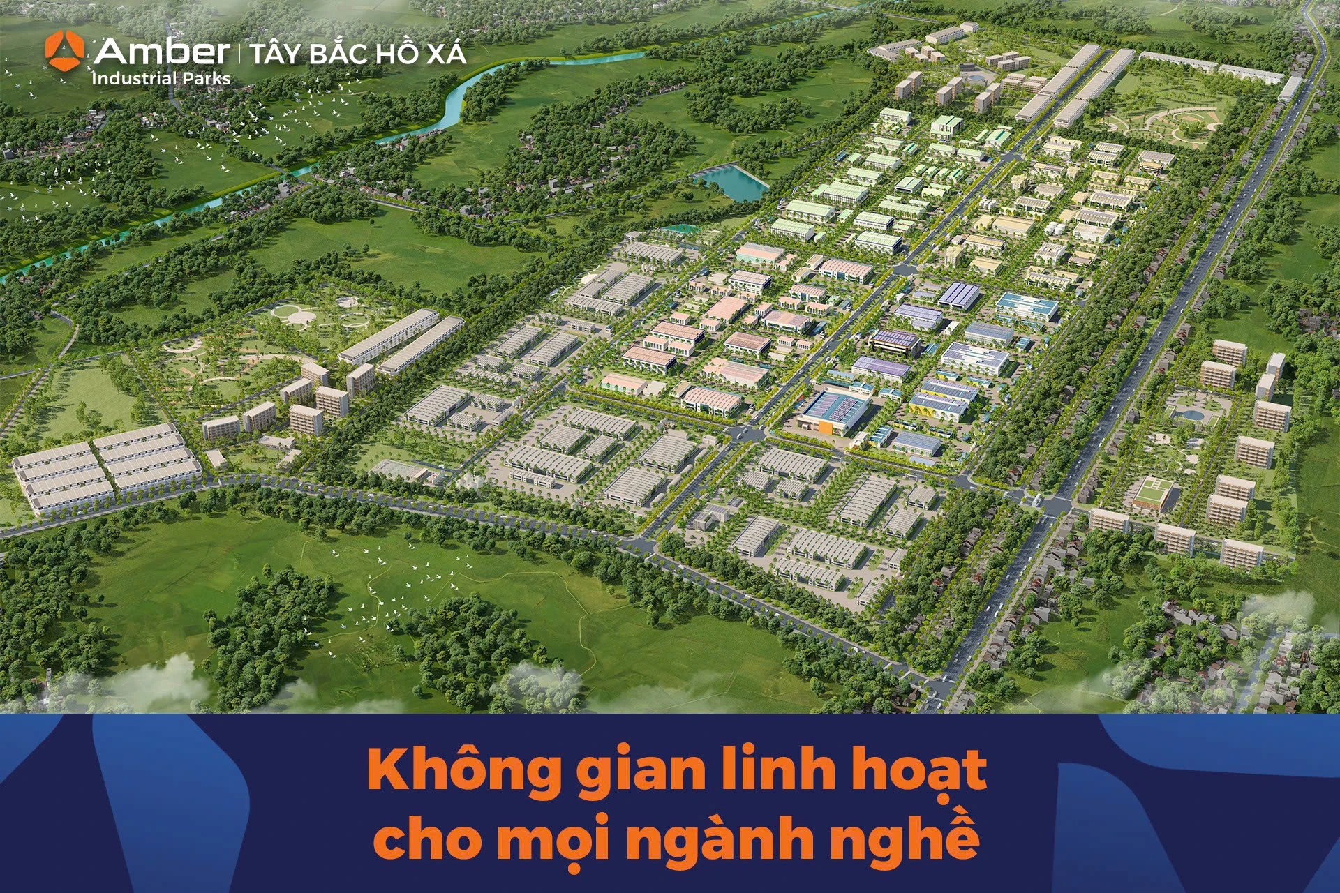 Giải mã sức hút KCN Tây Bắc Hồ Xá: Hạ tầng hiện đại, đồng bộ, chi phí vận hành tối ưu cho nhà sản xuất