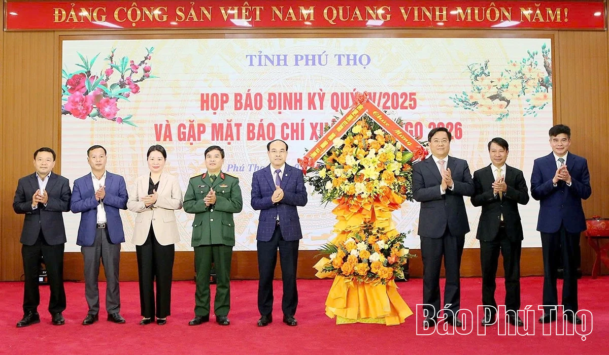 Phú Thọ gặp mặt báo chí đầu Xuân Bính Ngọ 2026
