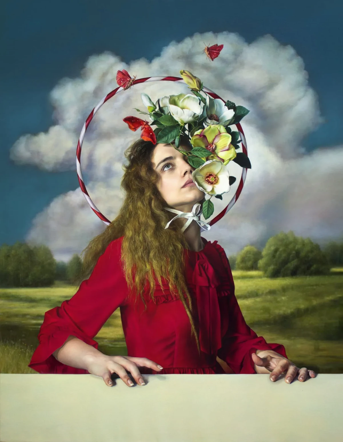 Chân dung phái đẹp trong loạt tranh cực thực