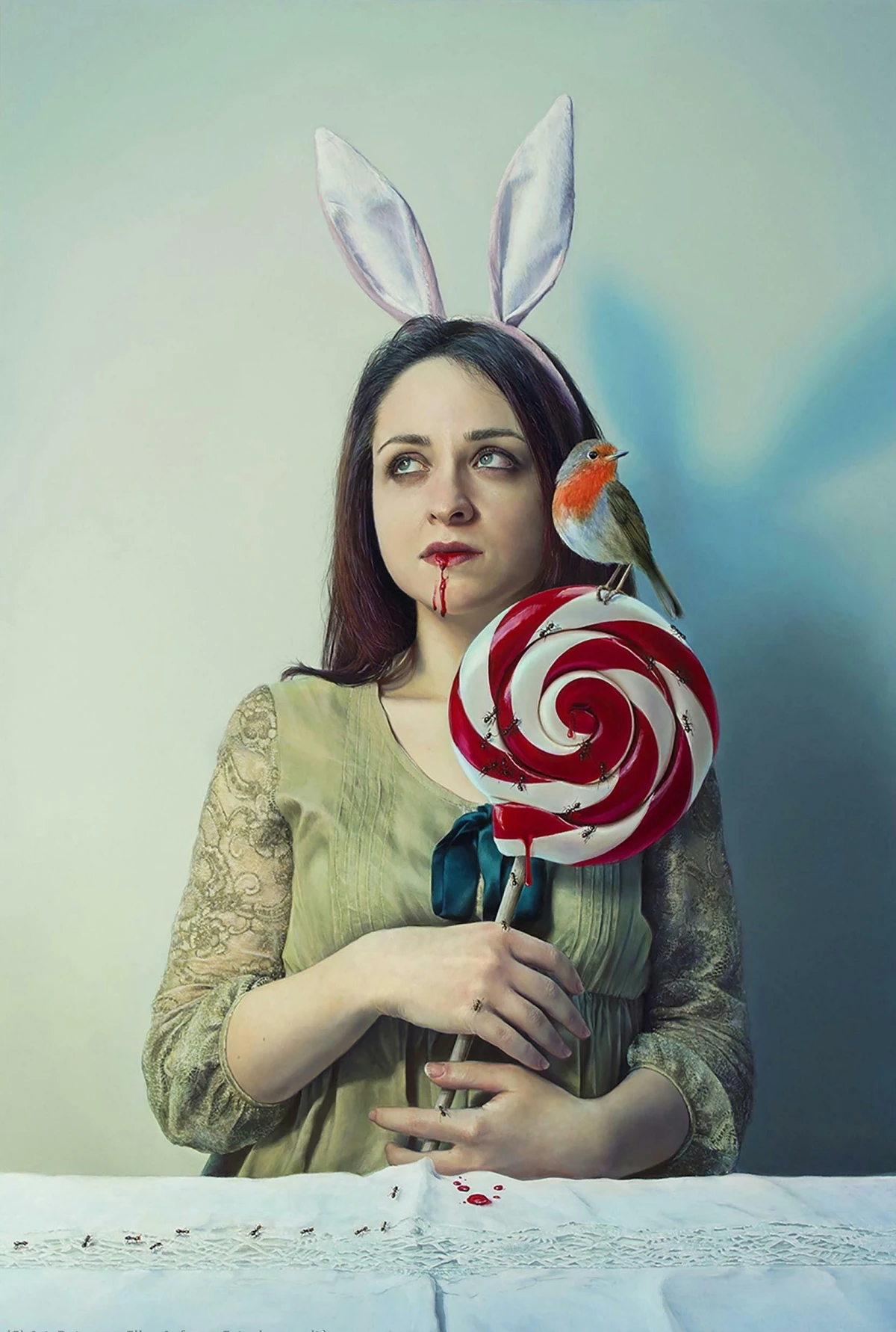 Chân dung phái đẹp trong loạt tranh cực thực