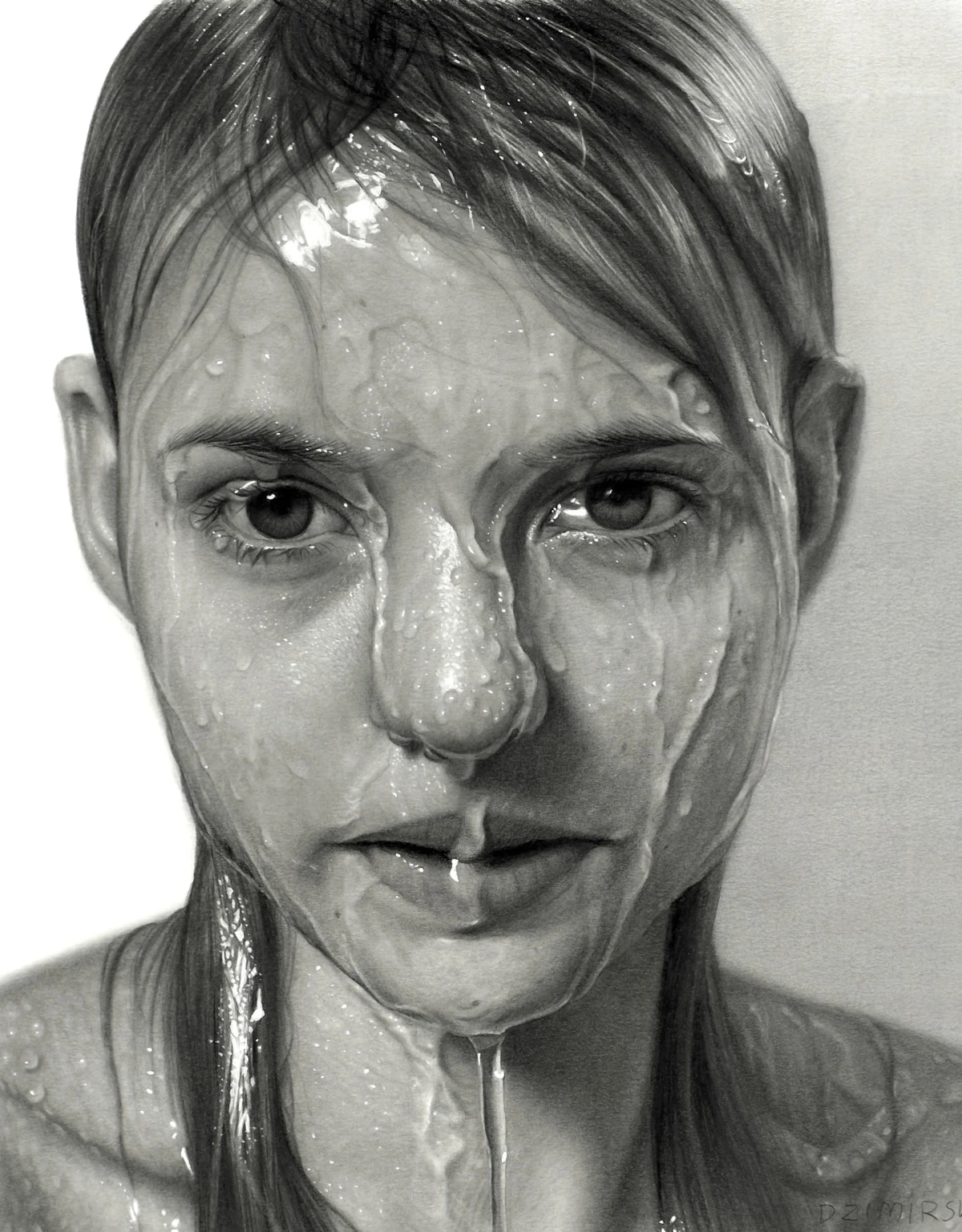 Chân dung phái đẹp trong loạt tranh cực thực