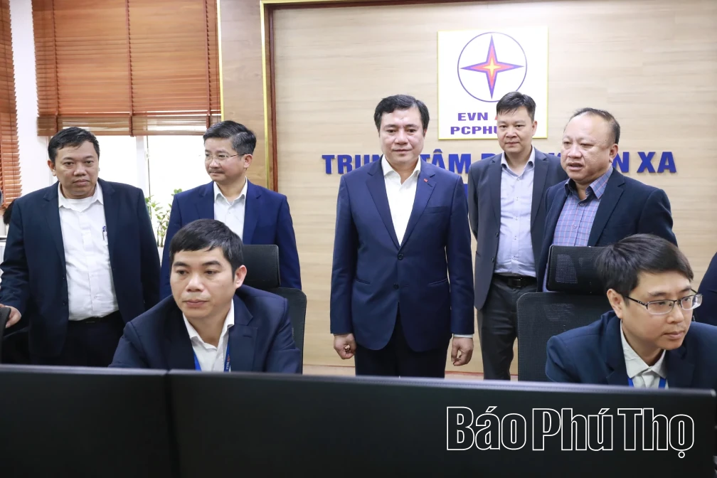 Thứ trưởng Bộ Công Thương Nguyễn Sinh Nhật Tân kiểm tra thị trường hàng hóa và cung ứng điện dịp Tết Nguyên đán