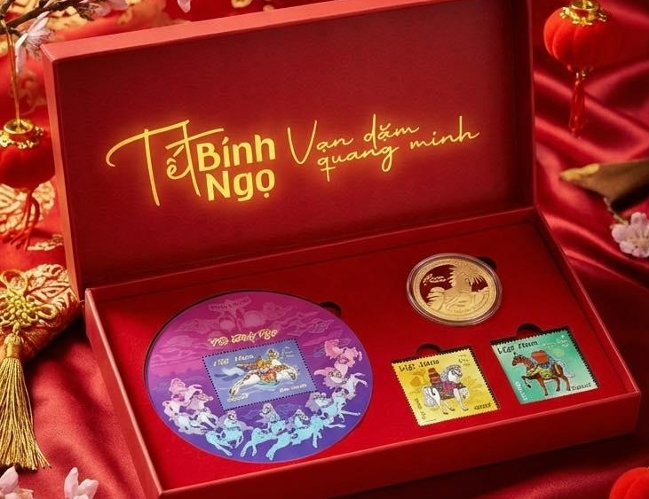 Phát hành bộ tem ‘Tết Bính Ngọ’ và xu ‘Nhật Mã Phi Vân’ chào Xuân 2026