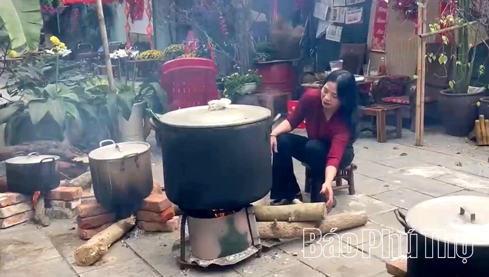 Xanh mướt hồn quê trong chiếc bánh chưng ngày Tết