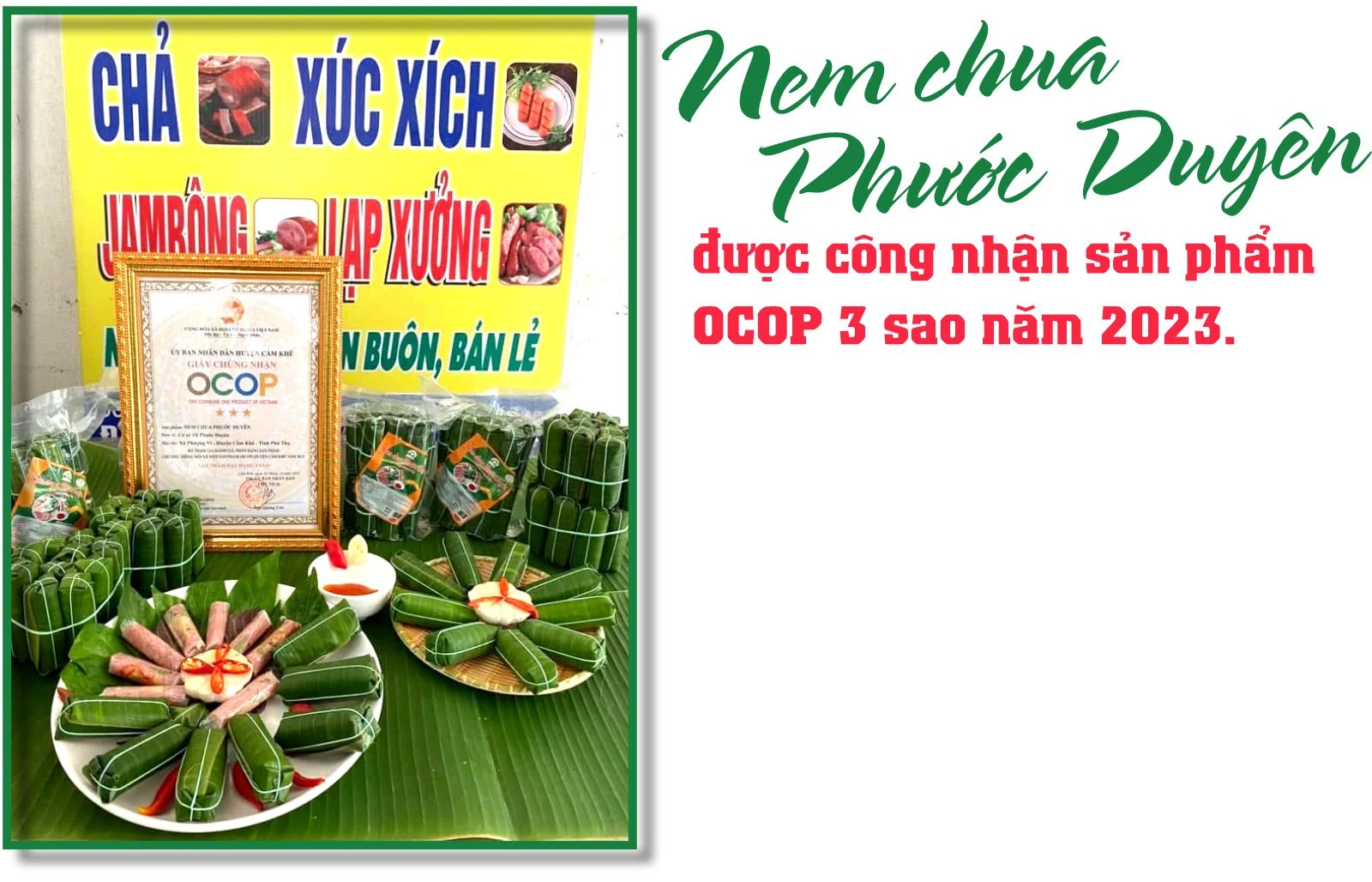 Nem chua Phước Duyên – hương vị xứ Thanh nơi đất Tổ