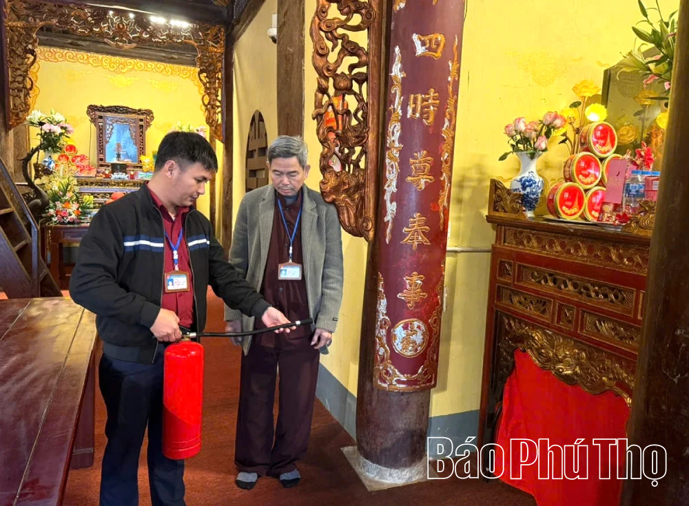 Đảm bảo an toàn phòng, chống cháy, nổ mùa lễ hội